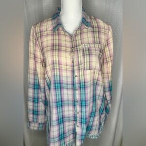 Aratta Plaid button down